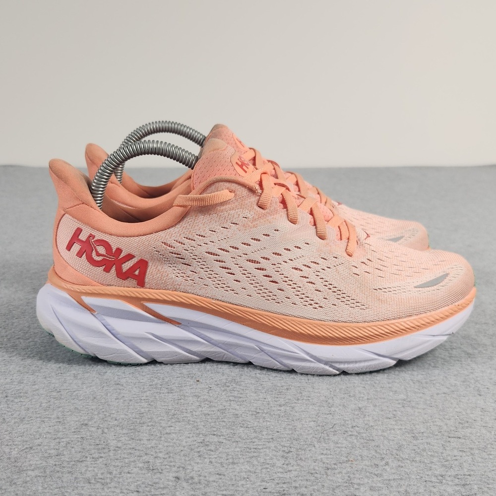 Hoka One One Women's Peach/Coral Road Running Sneakers